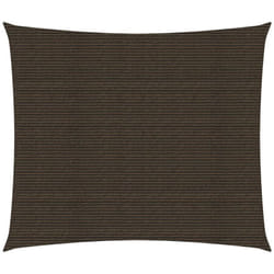 Vela ombreggiante 160 g/m² 2,5 x 3 m hdpe marrone