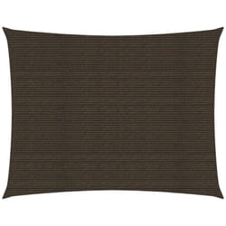 Vela ombreggiante 160 g/m² 2,5 x 3,5 m HDPE marrone