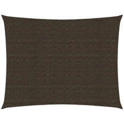 Vela ombreggiante 160 g/m² marrone 2 x 3 m hdpe