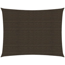 Vela ombreggiante 160 g/m² marrone 3,5 x 5 m hdpe