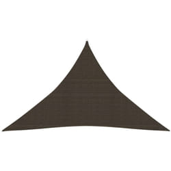 Helloshop26 - Vela in tessuto parasole 160 g/m² hdpe 4 x 4 x 5,8 m marrone