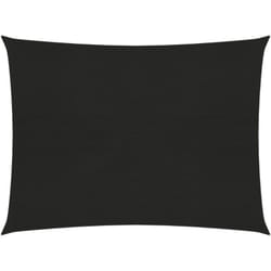 Vela ombreggiante 160 g/m² 3,5 x 4,5 m hdpe nera