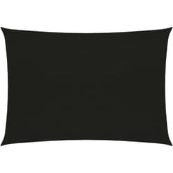 Vela ombreggiante 160 g/m² nera 3,5 x 5 m HDPE