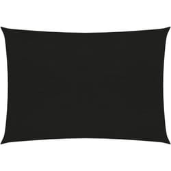 Vela ombreggiante 160 g/m² nera 4 x 5 m hdpe