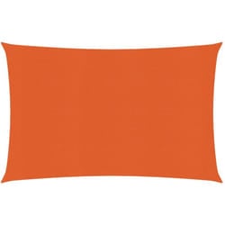 Vela ombreggiante 160 g/m² arancione 3,5 x 4,5 m hdpe