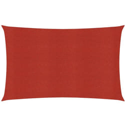 Vela in tessuto parasole 160 g/m² rossa 3 x 5 m hdpe