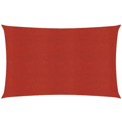 Vela ombreggiante 160 g/m² rossa 3 x 6 m hdpe