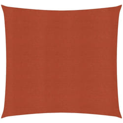 Vela ombreggiante 160 g/m² terracotta 2,5 x 3 m hdpe