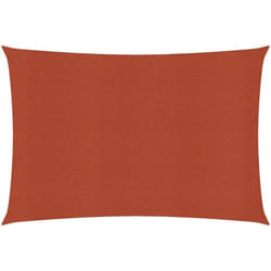 Vela in tessuto ombreggiante per ombrellone 160 g/m² terracotta 2,5 x 4,5 m hdpe