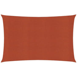 Vela ombreggiante 160 g/m² terracotta 3 x 4,5 m hdpe