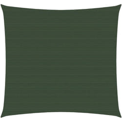 Vela ombreggiante 160 g/m² verde scuro 2,5 x 2,5 m hdpe