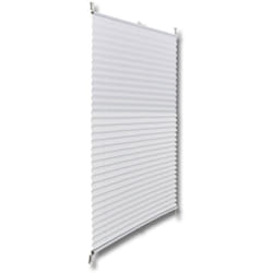 Tenda plissettata bianca 110 x 200 cm