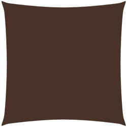 Ombrellone a vela in tessuto oxford quadrato 3,6 x 3,6 m marrone
