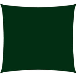 Vela parasole in tessuto oxford quadrato 3,6 x 3,6 m verde scuro