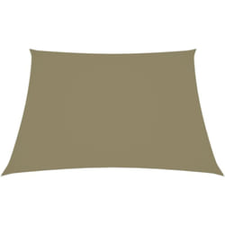 Ombrellone in tessuto vela rettangolare in tessuto oxford 2,5 x 3 m beige