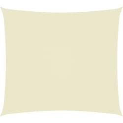 Vela parasole in tessuto oxford rettangolare telo parasole 2,5 x 3,5 mt crema