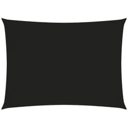 Vela parasole in tessuto oxford rettangolare 2 x 3,5 m nero