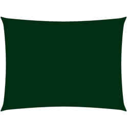 Helloshop26 - Vela parasole in tessuto oxford rettangolare 2 x 4,5 mt verde scuro
