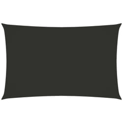 Helloshop26 - Vela parasole parasole rettangolare in tessuto oxford 2 x 5 mt antracite