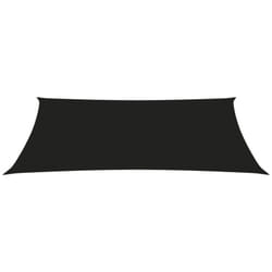 Helloshop26 - Vela parasole in tessuto oxford rettangolare 2 x 5 m nero