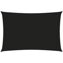 Helloshop26 - Vela parasole in tessuto oxford rettangolare 3 x 5 m nero