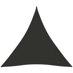 Telo parasole vela parasole triangolare in tessuto Oxford 3 x 3 x 3 mt antracite