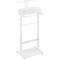 Helloshop26 - Servomuto apribile con 4 tasche 110 cm mdf bianco
