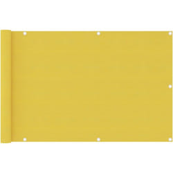 Helloshop26 - Paravento per balcone, protezione privacy, paravento 90 x 400 cm hdpe giallo