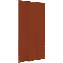 Helloshop26 - Paravento per balcone, protezione privacy, paravento 140 x 240 cm, tessuto Oxford terracotta