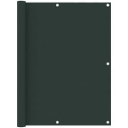 Helloshop26 - Paravento per balcone, protezione privacy, verde scuro, 120 x 300 cm, in tessuto oxford