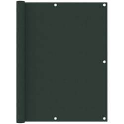 Helloshop26 - Paravento per balcone, protezione privacy, verde scuro, 120 x 400 cm, in tessuto oxford