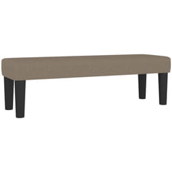 Panca panca 100 x 30 x 30 cm tessuto tortora