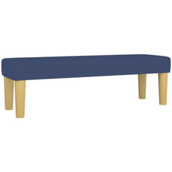 Panca panca mobili camera da letto soggiorno sala da pranzo 100 x 30 x 30 cm tessuto blu