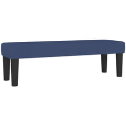 Panca blu tessuto 100 x 30 x 30 cm