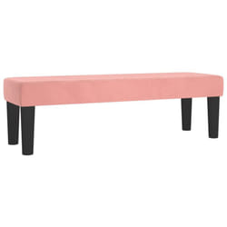 Panca rosa 100 x 30 x 30 cm velluto