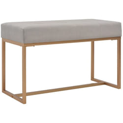 Panca panca 80 cm grigio velluto