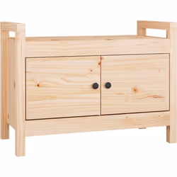 Crea un ambiente caldo e accogliente proprio accanto alla tua porta con questa panca da ingresso in legno! Legno di pino mass ...