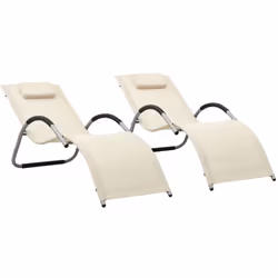 Il set di lettini prendisole in alluminio dal design elegante sarà la scelta ideale per rilassarti e goderti una giornata in  ...