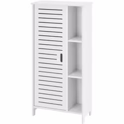 Mobili da bagno Questo pratico mobile basso con anta ti offrirà uno spazio di contenimento ottimale nel tuo bagno. Il WPC con ...
