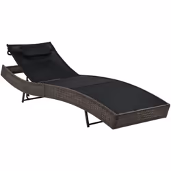 La nostra poltrona lounge in resina intrecciata sarà ideale per prendere il sole e rilassarsi a bordo piscina, in terrazza o  ...