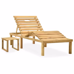 Con questa poltrona lounge in legno di pino impregnato potrai sempre trovare un posto comodo per rilassarti sulla tua terrazz ...