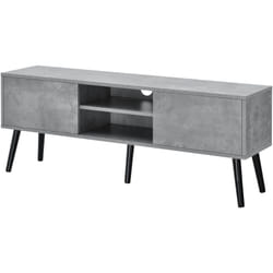 Helloshop26 - Mobile tv di design Porta tv 120 cm effetto cemento nero