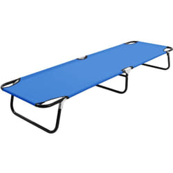 Sedia a sdraio sedia a sdraio prendisole lettino da giardino terrazza pieghevole mobili da esterno in acciaio blu