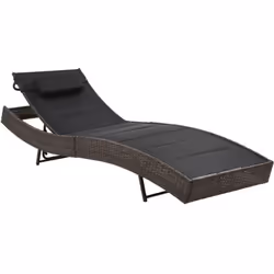 La nostra poltrona lounge in resina intrecciata sarà ideale per prendere il sole e rilassarsi a bordo piscina, sulla terrazza ...