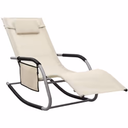 Questa sedia a sdraio dal design elegante sarà la scelta ideale per rilassarti e goderti una giornata in giardino o in spiagg ...