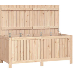 Helloshop26 - Cassetta portaoggetti per mobili da giardino 147 x 68 x 64 cm in legno di pino massiccio