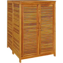 Helloshop26 - Cassetta portaoggetti per mobili da giardino 70 x 87 x 104 cm in legno massello di acacia