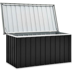 Cassetta portaoggetti per mobili da giardino antracite 129 x 67 x 65 cm