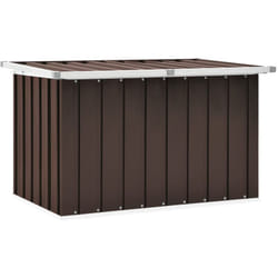 Cassetta portaoggetti per mobili da giardino 109 x 67 x 65 cm marrone