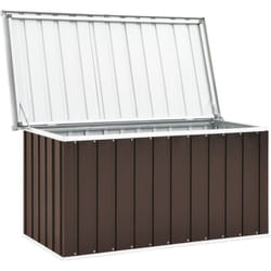 Cassetta portaoggetti per mobili da giardino 129 x 67 x 65 cm marrone
